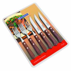 Juego para Asado Tramontina Tradicional Marrón 12 Piezas
