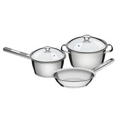 Batería de Cocina Tramontina Allegra 3 Piezas