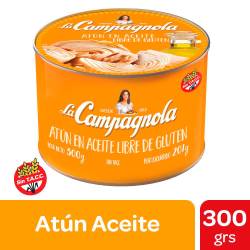 Atun en Aceite en Lomos La Campagnola x 300 g.