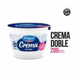 Crema de Leche Doble Tregar x 200 cc.