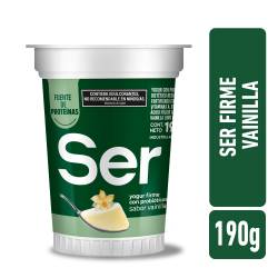 Yogur Firme Sabor Vainilla Ser 190g