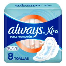 Toalla Higiénica Normal con Alas Xtra Suave Always x 8 Un.