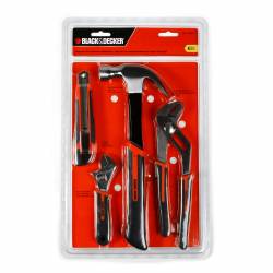 Set de Herramientas Manuales Black & Decker 4 Piezas