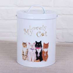 Contenedor de Alimento para gatos 13,5x17cm