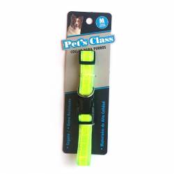 Correa Reflex para Mascotas Pets Class Amarilla Talle M