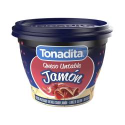 Queso Untable Jamon Tonadita x 180 g.