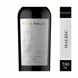 Vino Tinto Malbec Cap 2 Ruca Malen x 750 cc.