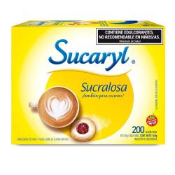 Endulzante Sobres Sucralosa Sucaryl x 200 Un.