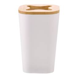 Porta Cepillo Creser Limited Blanco Bambú