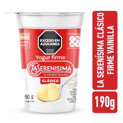 Yogur Firme Vainilla La Serenísima Clásico 190gr