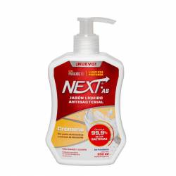 Jabón Liquido Antibacterial Cremoso Next Ab x 250 cc.