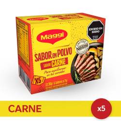 MAGGI® Sabor en Polvo Carne x 5u.