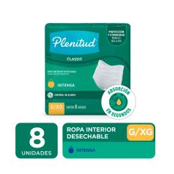 Ropa Interior Classic G/XG Pants Plenitud x 8 Un.