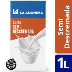 Leche 2% Semidescremada La Anónima x 1 Lt.