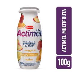 Leche fermentada multifruta Actimel 100g.