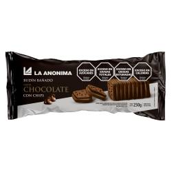 Budín Baño Chocolate con Chips La Anónima x 250 g.
