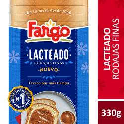 Pan de Mesa Lacteado Rodajas Finas Fargo x 330 g.