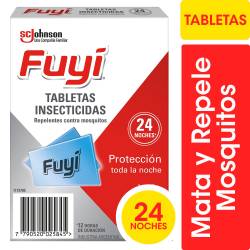 Insecticida Tableta 24 Noches Repuesto Fuyi x 24 Un.