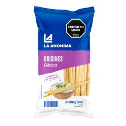 Grisines Clásicos La Anónima x 100 g.