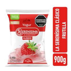 Yogur bebible frutilla La SerenÍsima Clásico 900g