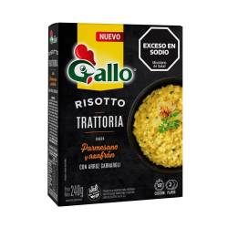 Arroz Risotto Parmesano y Azafrán Gallo x 240 g.