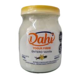 Yogur Entero Firme Vainilla Dahi x 190 g.
