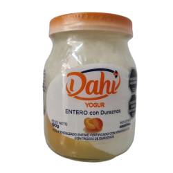 Yogur Entero con Duraznos Dahi x 190 g.