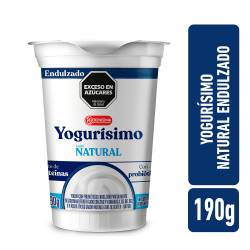 Yogur Natural endulzado Yogurisimo 190g