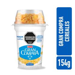 Yogur batido natural con cereales Gran Compra 154g