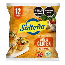 Tapas para Empanadas Libre de Gluten x 12 Un- La Salteña x 330 g.