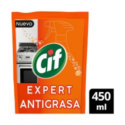 Limpiador Líquido Antigrasa Expert Doy Pack Cif x 450 cc.