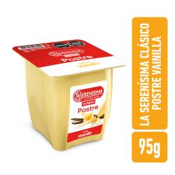 Postre vainilla La Serenísima Clásico 95g