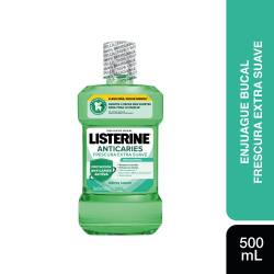 Enjuague Bucal Anticaries Suave Listerine x 500 cc.