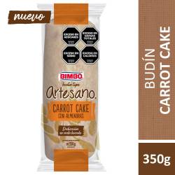 Budín Carrot Cake con Almendras Artesano x 350 g.