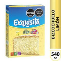 Polvo para Preparar Bizcochuelo Limón Exquisita x 540 g.