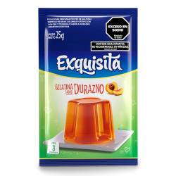 Gelatina en Polvo Durazno Light Exquisita x 25 g.