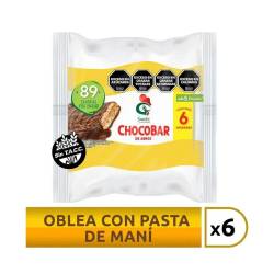 Oblea de Arroz con Maní Choco Bar x 6 Un. Gallo Snacks x 120 g.