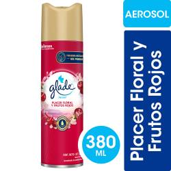 Desodorante de ambientes Glade Aerosol Placer floral y frutos rojos 380 cc