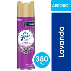 Aromatizante de Ambientes Glade Campos de Lavanda en Aerosol 380 cc