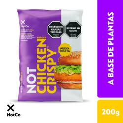 Medallón Crispy de Proteína Vegetal x 2 Un. Not Chicken x 200 g.