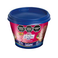 Queso Untable sabor Salame La Paulina x 190 g.