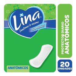 Protector Diario sin Perfume Lina x 20 Un.