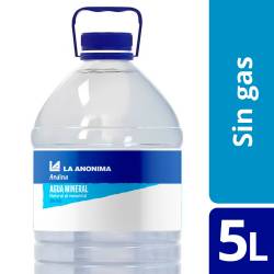Agua sin Gas Baja en Sodio Andina La Anónima x 5 Lt.