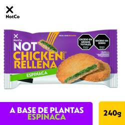 Medallón Crispy Proteína Vegetal Espinaca x 2 Un. Not Chicken x 240 g.