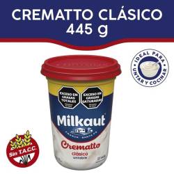 Queso Untable Clásico Crematto Milkaut x 445 g.