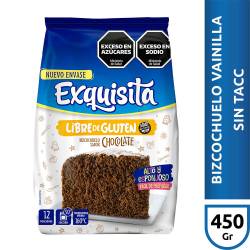 Polvo para Preparar Bizcochuelo Chocolate sin Tacc Exquisita x 450 g.