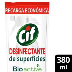 Limpiador Liquido Desinfectante Doy Pack Cif x 380 cc.