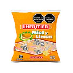 Caramelos Duros Miel y Limón Lheritier x 150 g.