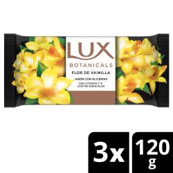 Jabón  Tocador Botanicals Flor de Vainilla x3 Lux x 360 g.