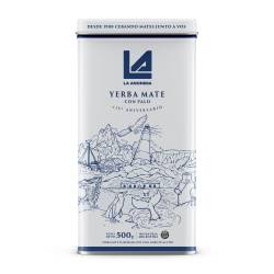 Yerba Mate con Palo Lata Aniversario La Anónima x 500g